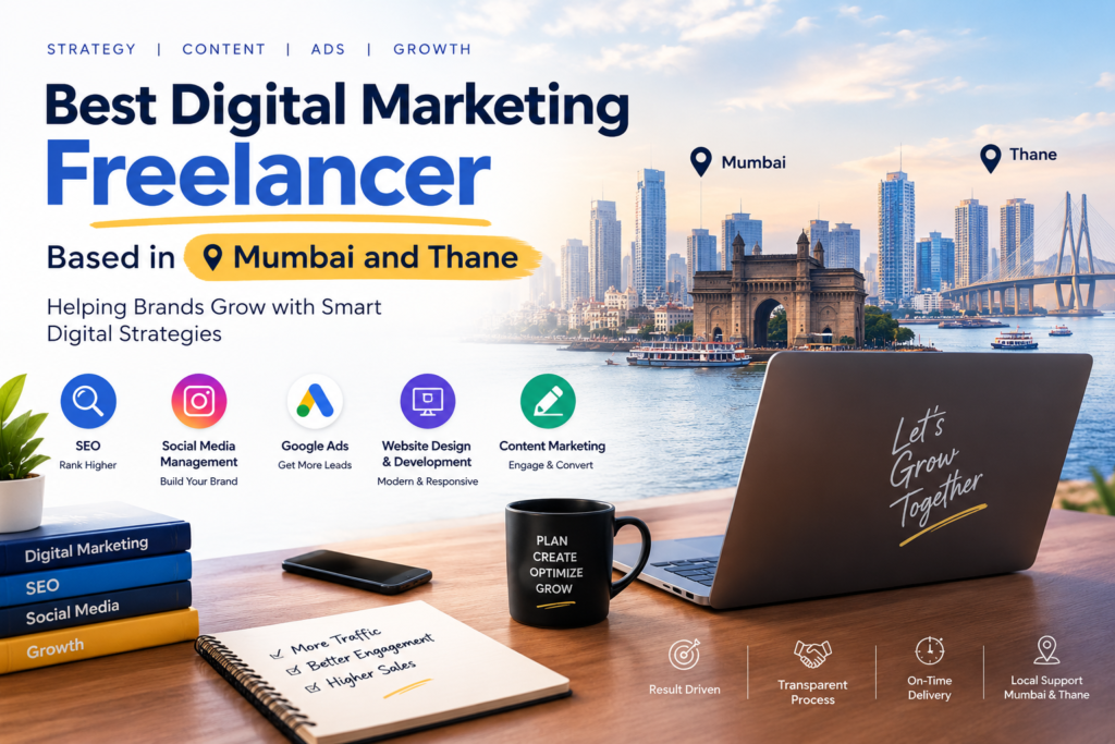 Best digital marketing freelancer based in Thane & Mumbai